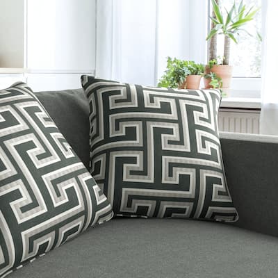 Dardel Contemporary Feather Accent Pillows (Set of 2) by Strick & Bolton