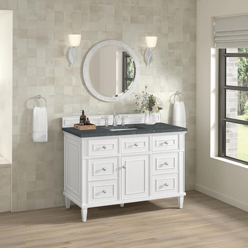 James Martin Vanities 424-V48-FPBL Lorelai 48" Free Standing Single