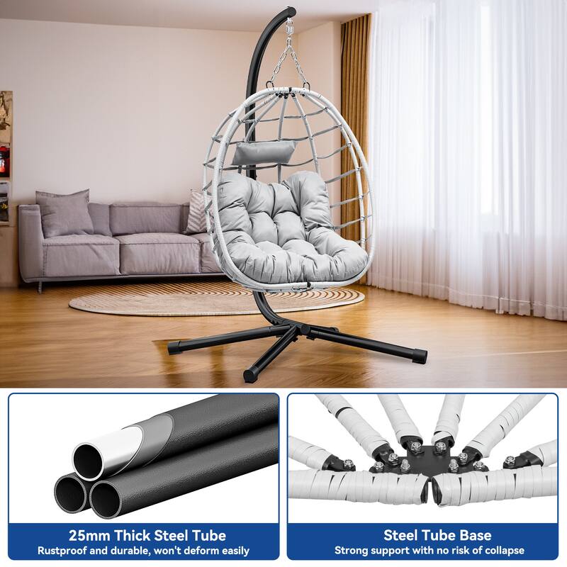 Zuriah Egg Chair with Stand