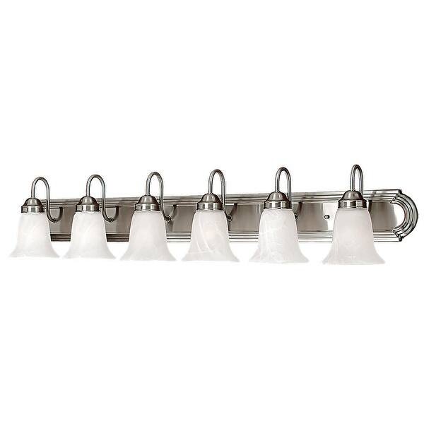 Millennium Lighting 486 6 Light Bathroom Vanity Light Satin Nickel