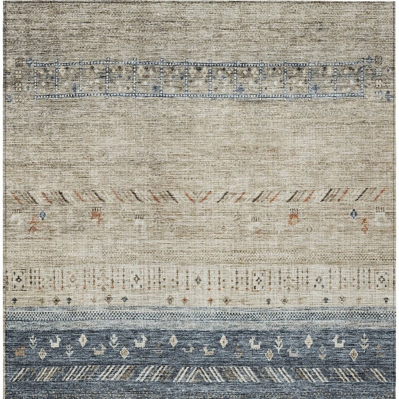 HomeRoots Southwestern Transitional Rectangle Outdoor Rug
