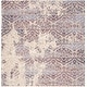preview thumbnail 15 of 18, SAFAVIEH Evoke Missy Distressed Vintage Boho Rug 6' Square - Cream/Purple - Square