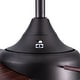 preview thumbnail 11 of 12, River of Goods Aiden Bronze and Mahogany Metal Remote-Controlled 42" Ceiling Fan - 42" x 42" x 11"/15.25"