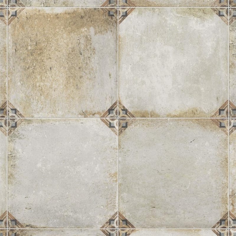 Merola Tile D'Anticatto Decor Savona 8-3/4" x 8-3/4" Porcelain Floor and Wall Tile