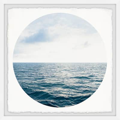 'Middle of the Ocean' Framed Painting Print