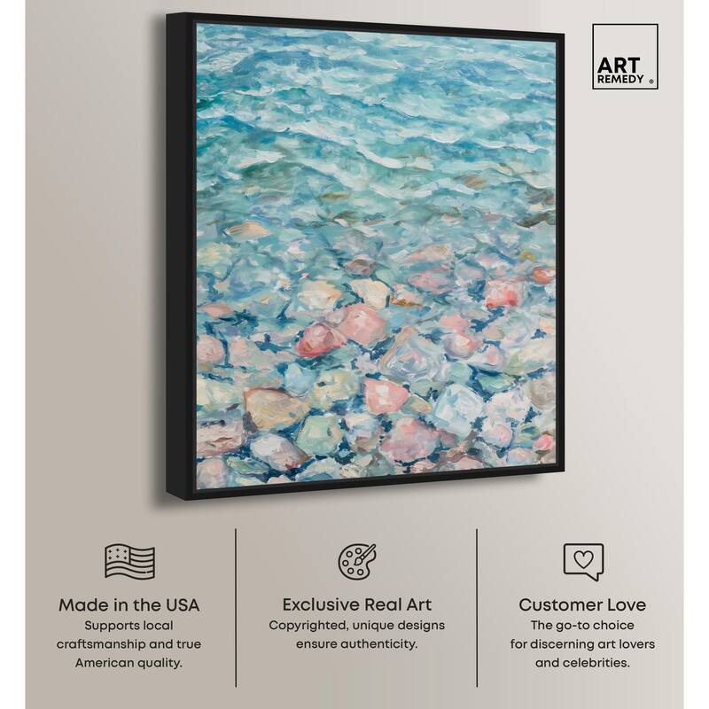 Turquoise Dream Canvas by Art Remedy