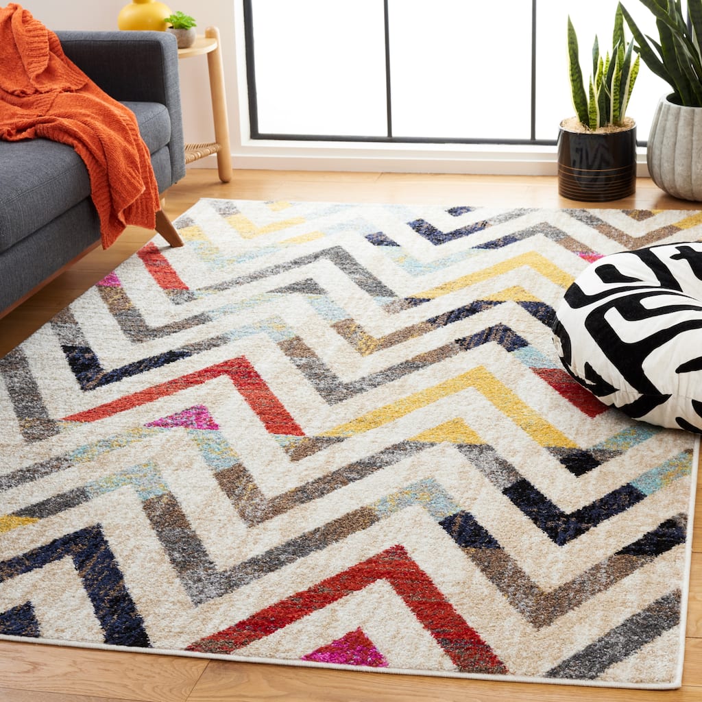 SAFAVIEH Adirondack Esfira Contemporary Rug - 6' Square