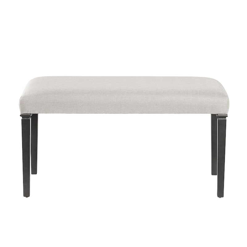 6 -Piece Dining Room Set, Wooden Rectangular Dining Table with 4 Chairs and Bench