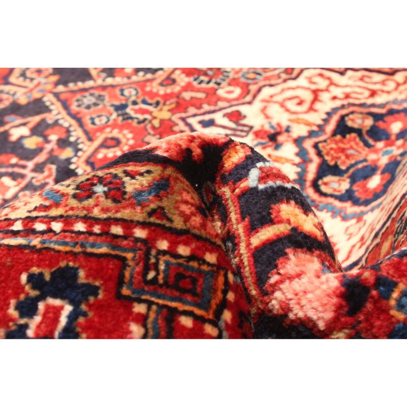 ECARPETGALLERY Hand-knotted Anatolian Vintage Dark Navy Wool Rug - 4'7 x 7'1