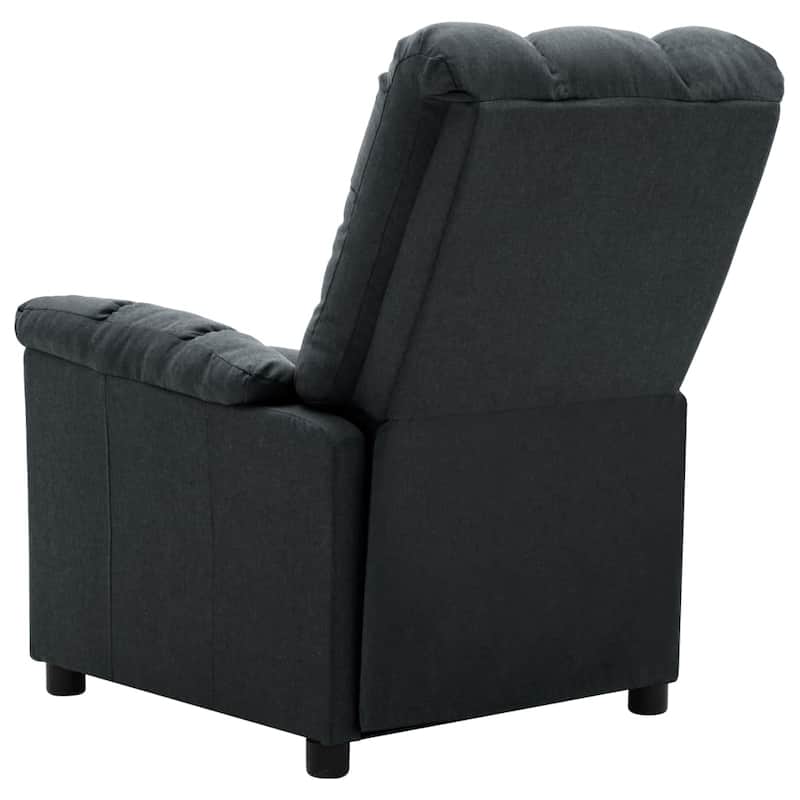 vidaXL Recliner Dark Gray Fabric - 29.1" x 38.9" x 40.1"
