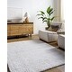 preview thumbnail 1 of 5, Livabliss Sacramento Shag Mid-Century Modern Abstract Area Rug 5' 3" x 7'