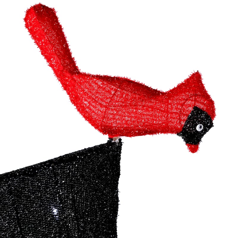 72" White Black LED Lighted Snowman Top Hat Christmas Decoration