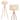 Adriel Mid-Century Modern Tripod Wood with Ribbed Cocoon Pumpkin Shade LED Floor Lamp