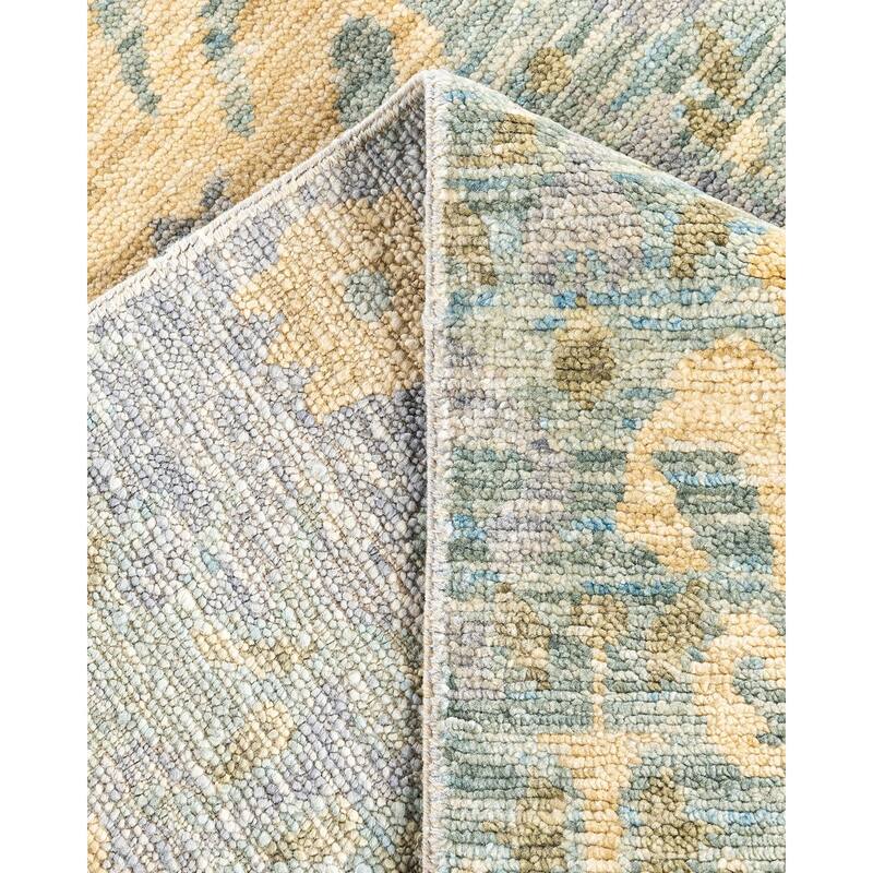 Modern One-of-a-Kind Handmade Area Rug - Gray, 8' 2" x 10' 2" - 8' 2" x 10' 2"