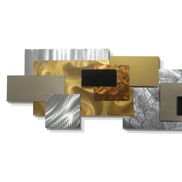 Statements2000 Extra Large Modern 3d Metal Wall Art Hanging Sculpture Jon Allen Copper Impromto Xl Overstock 28545967