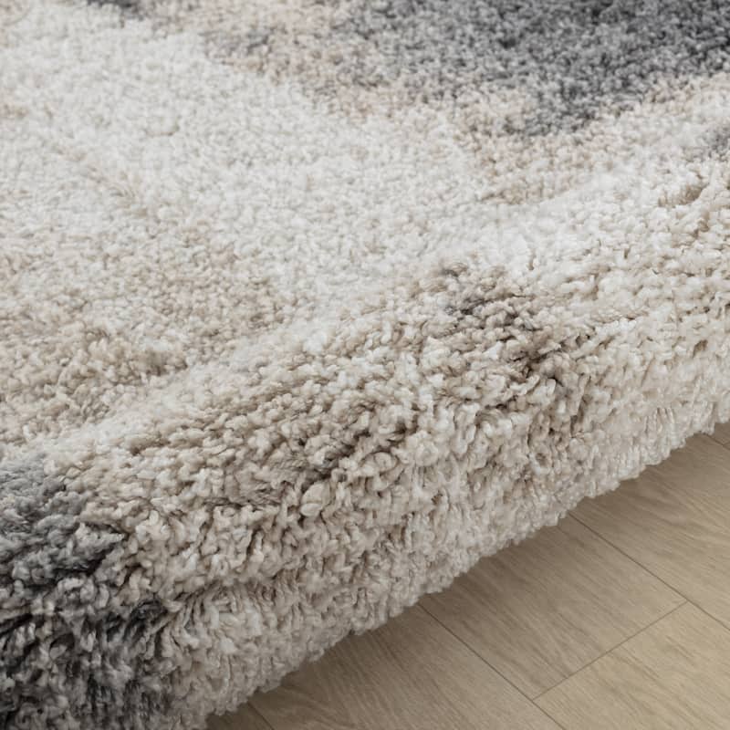 Noori Rug Lux Walsh Abstract Modern 2-inch Thick Shag Rug