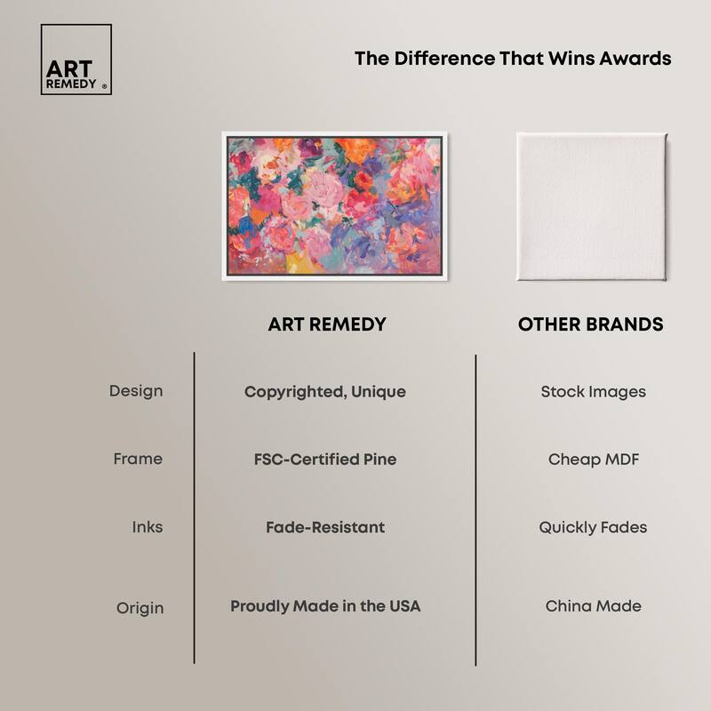 Kaleidoscope of Color Canvas by Art Remedy
