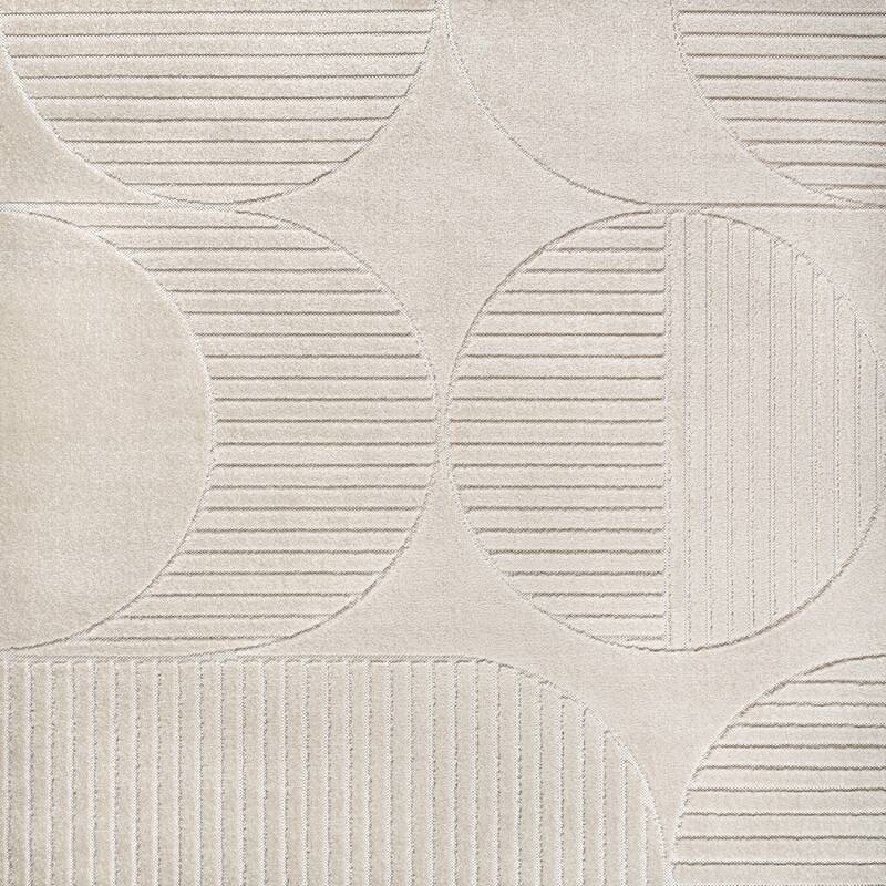 JONATHAN Y Dila Geometric Arch Scandi Striped Ivory/Cream Area Rug