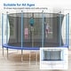 preview thumbnail 6 of 6, Trampolines with Safty Enclosure Recreational Trampolines