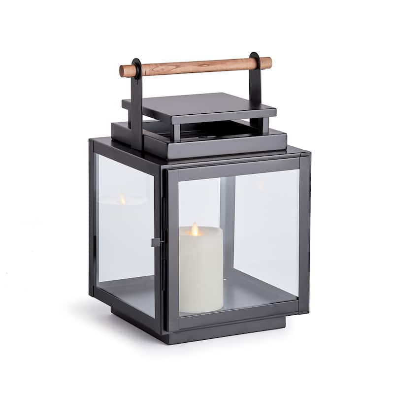 Adwin Outdoor Lantern - Medium - Black