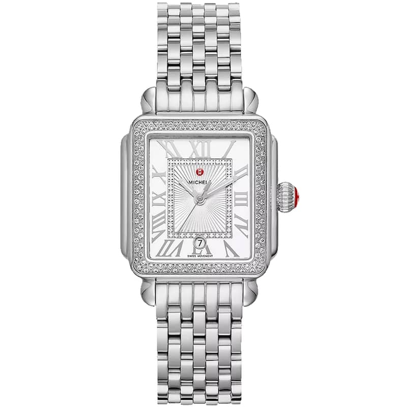 Michele Women's Deco Madison Mid Silver Dial Watch - MWW06G000001 - 6 (36)