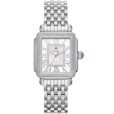 Michele Women's Deco Madison Mid Silver Dial Watch - MWW06G000001 - 6 (36)