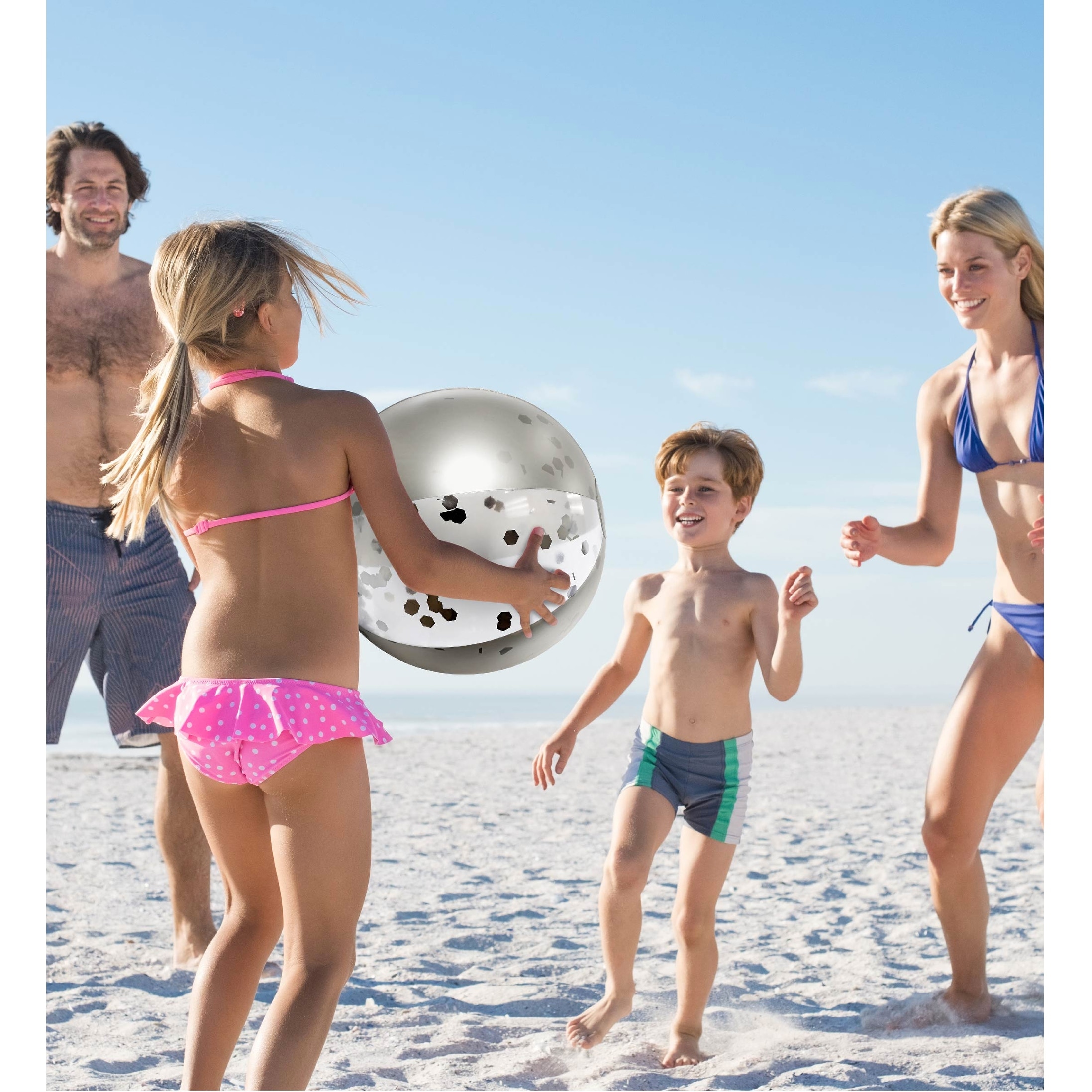 Silver beach balls outlet
