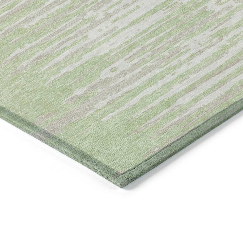 Machine Washable Indoor/ Outdoor Chantille Abstract Ombre Rug