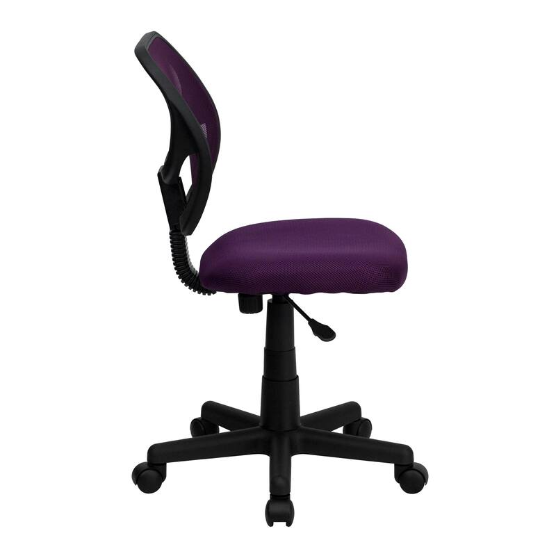 Low Curved Back Mesh Swivel Task Office Chair