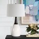 preview thumbnail 3 of 6, Uttermost Fralin White Table Lamp - 30.5'' H X 17'' W X 17'' D