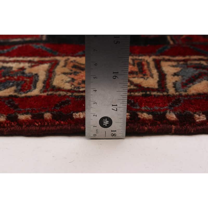 ECARPETGALLERY Hand-knotted Konya Anatolian Black, Red Wool Rug - 3'5 x 9'6