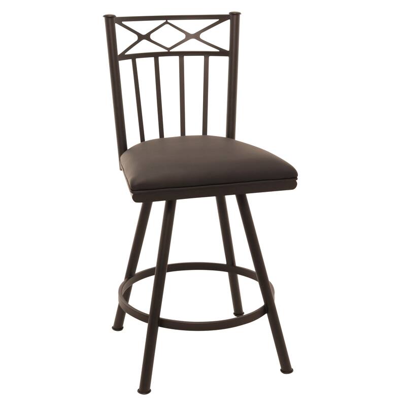 Tempo Furniture Lennix Swivel 26" Counterstool w/ Fully Welded Metal Frame (Commercial Grade) by Furnish Theory (Various Colors)