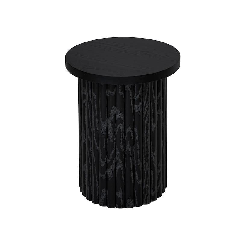 GDF Studio - Modern Metal Base Round Coffee Table Set of 2