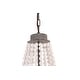 preview thumbnail 15 of 23, Oaks Aura Farmhouse Candle Style 4-Light Wood Ceiling Light Bohemia Beaded Wood Chandelier