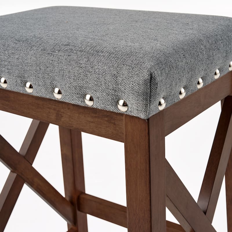 Saddle Barstool Set of 2
