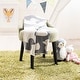 preview thumbnail 1 of 2, SAFAVIEH Georgina Cotton Animal Print Throw, 32 x 40-Inch, White - 32Wx40D 32Wx40D - White