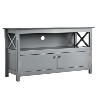 Wooden TV Stand Entertainment Center for TV up to 50"