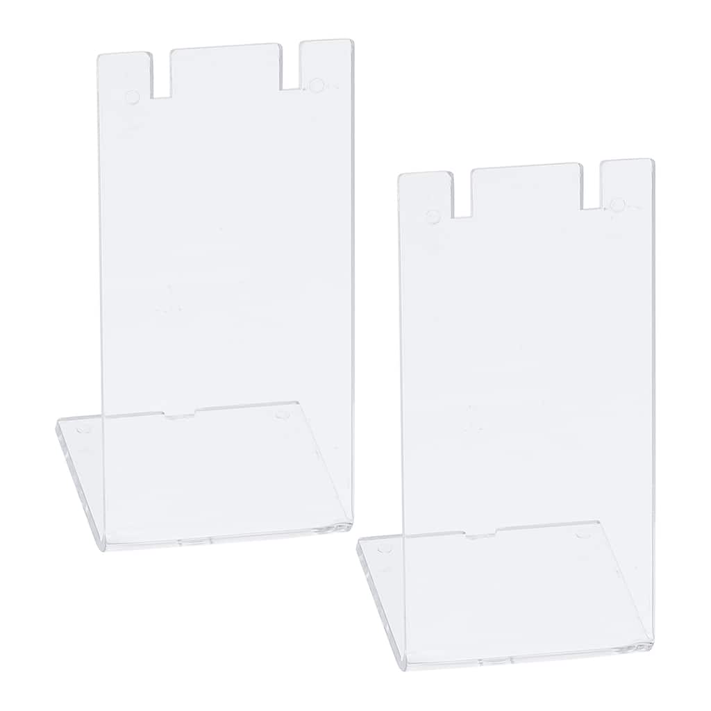 2pcs Earring Display Stand,Acrylic Earring Holder L Rack