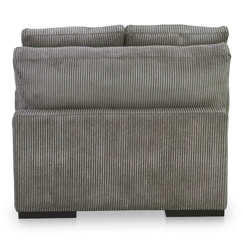NADAAL STUDIOS Keira, Slipper Chair, Corduroy Upholstery - 41.5"W x46"D x33"H