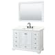 Option White / Giotto Quartz Top / Matte Black Hardware