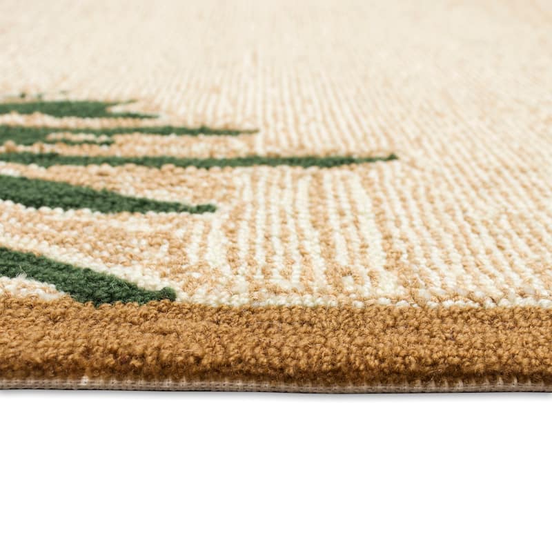 Liora Manne Ravella Forest Border Indoor/Outdoor Rug