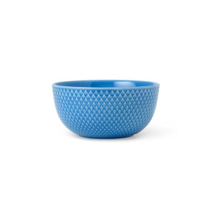 Lyngby Porcelæn Rhombe Color Bowl, Ø: 5.1" - Blue