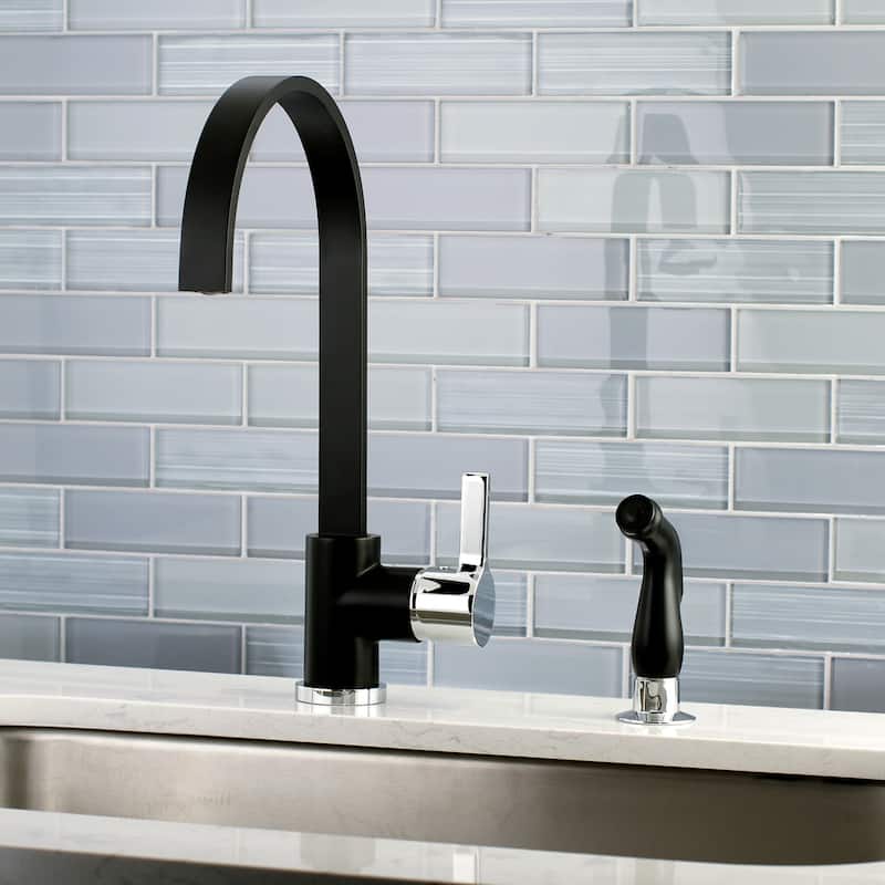 Continental 1-Handle Kitchen Faucet with Side Sprayer