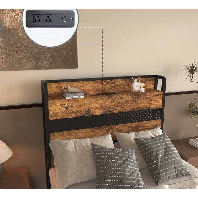 Versatile Metal Bed with Extraordinary Functions for Dreamy Bedroom