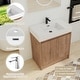 preview thumbnail 20 of 42, ARTCHIRLY 24/30 Inch Bathroom Vanity with Sink, Freestanding Bathroom Vanity with Soft Close Door and Adjustable Shelf