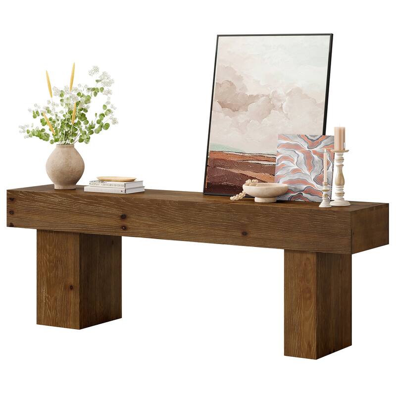 Solid Wood Television Stand for 55/60/65/75 Inch TVs, TV Entertainment Center Media Console Table for Living Room Bedroom