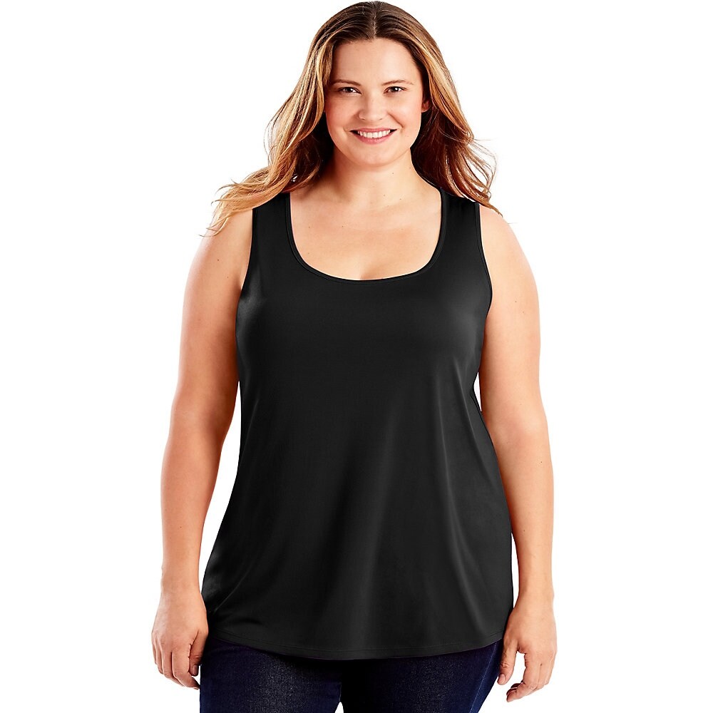 Shop Just My Size Cool Dri Scoop Neck Women S Tank Top Free