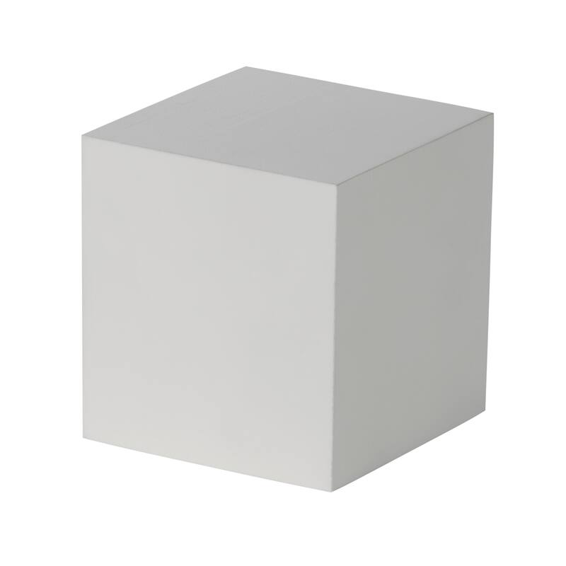 Tabletop Wood Risers - Set of 2 - 4"H x 3.75"W x 3.75"D - White