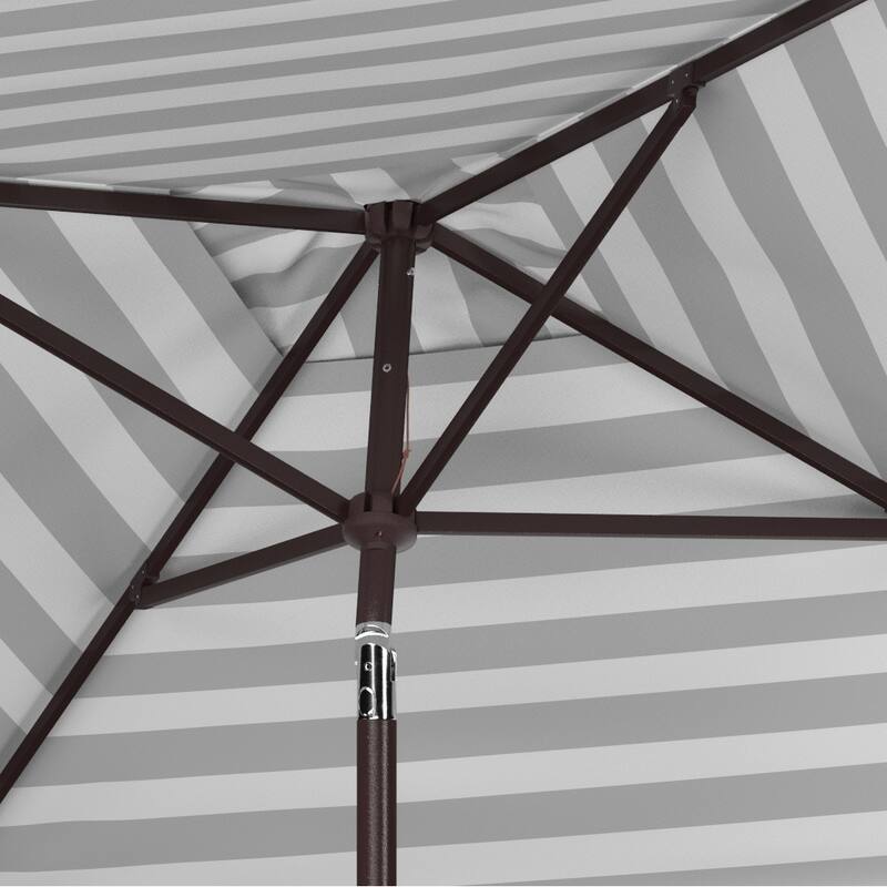 SAFAVIEH Outdoor Anabelle Fashion Line 7.5 Ft Square Umbrella, Base Not Included
