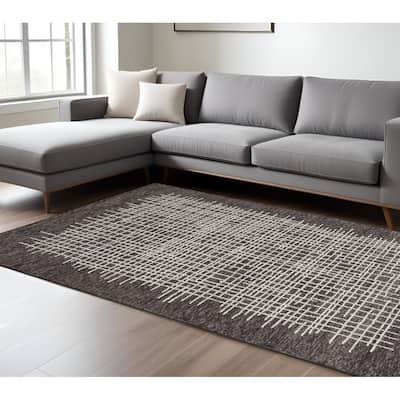 Wixo Hand Tufted Stain Resistant Soft Durable Area Rug By HomeRoots - 8' x 10'